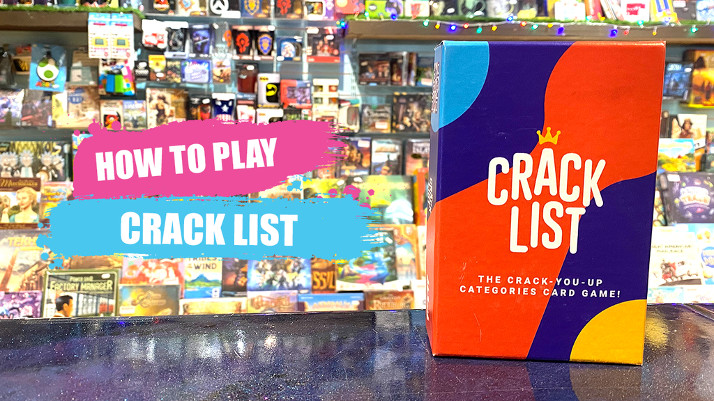 How to Play Crack List, a game where UNO meets Categories! #boardgames