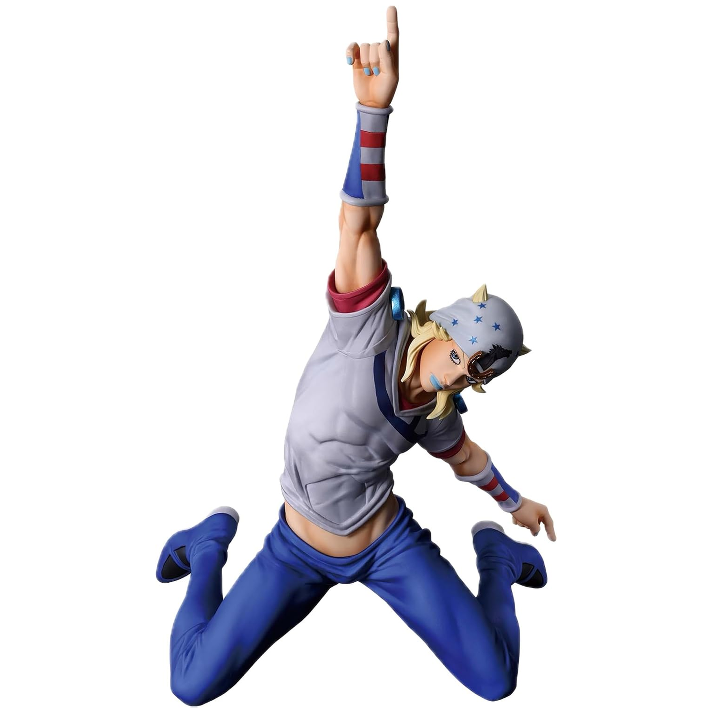 Johnny Joestar: JoJo's Bizarre Adventure Steel Ball Run Mometria Figure (Viewed from Above) on a White Background | Happy Piranha