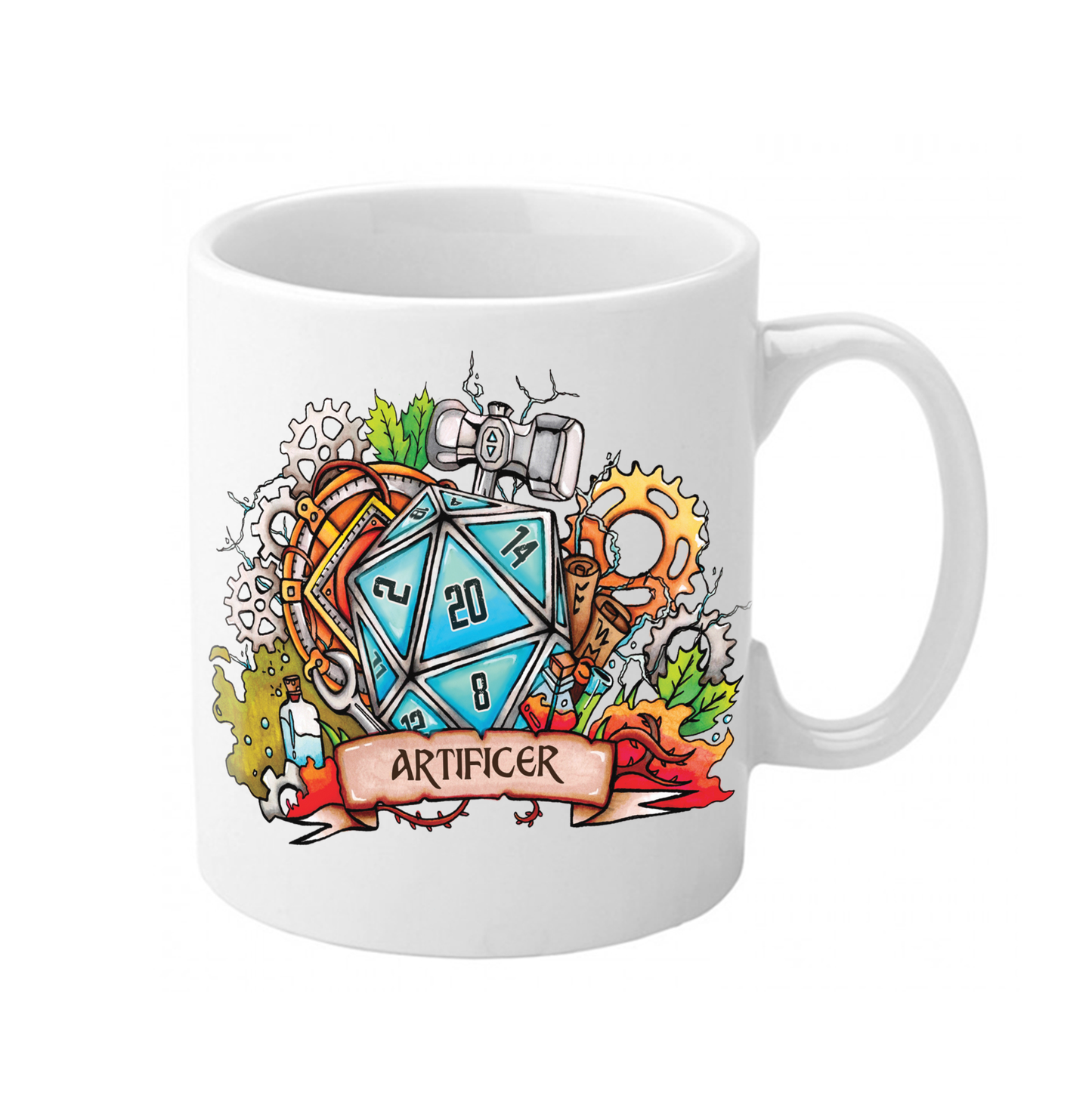 Dungeons and Dragons (DnD) Customisable Class Mug