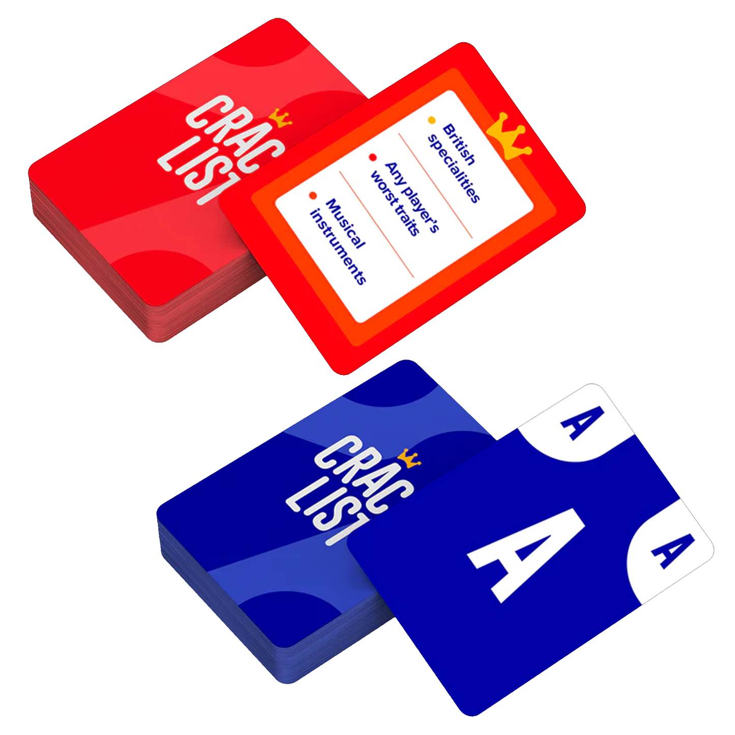 Crack List Card Game Card Examples | Happy Piranha