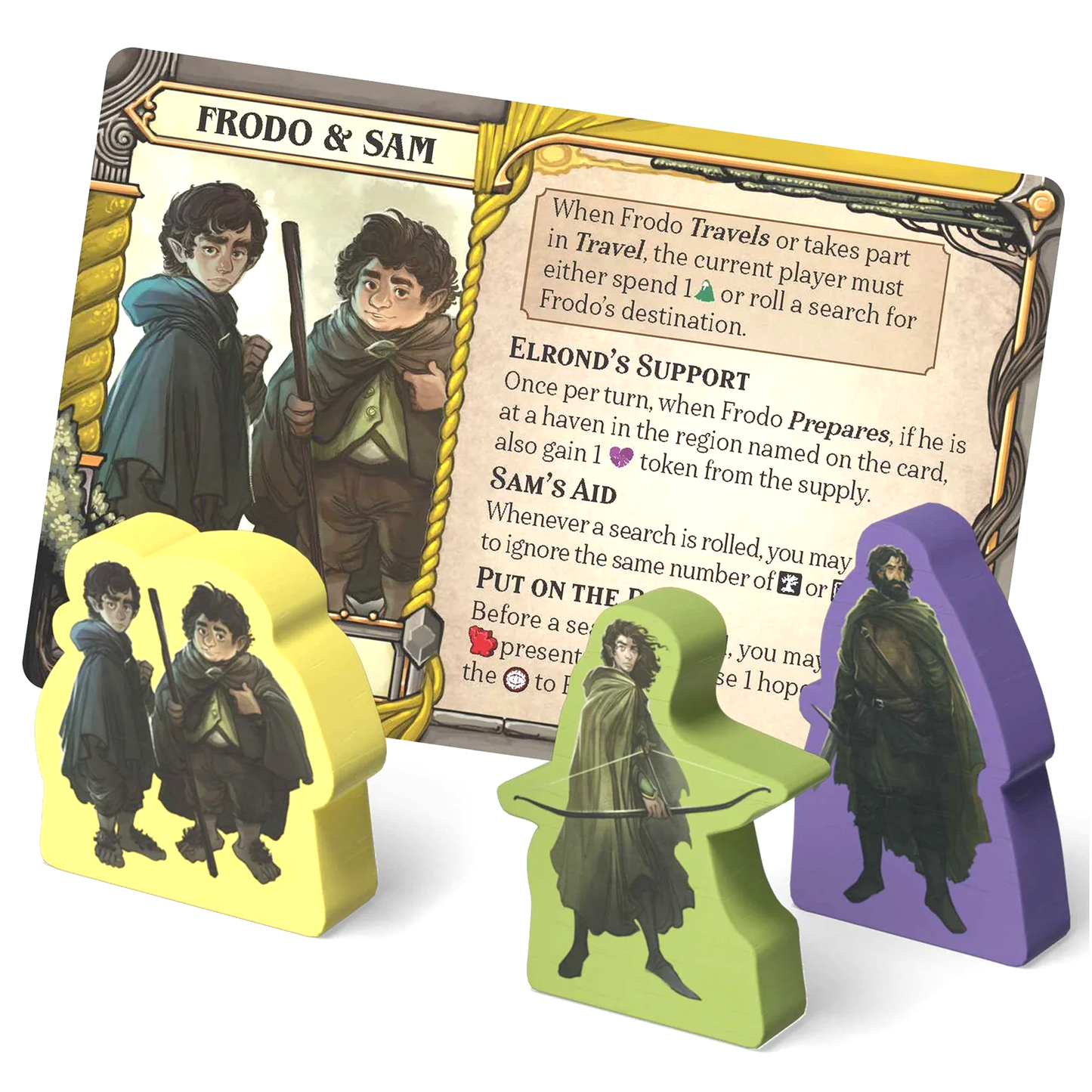The Lord of the Rings: Fate of the Fellowship Board Game (Piece Examples) | Happy Piranha