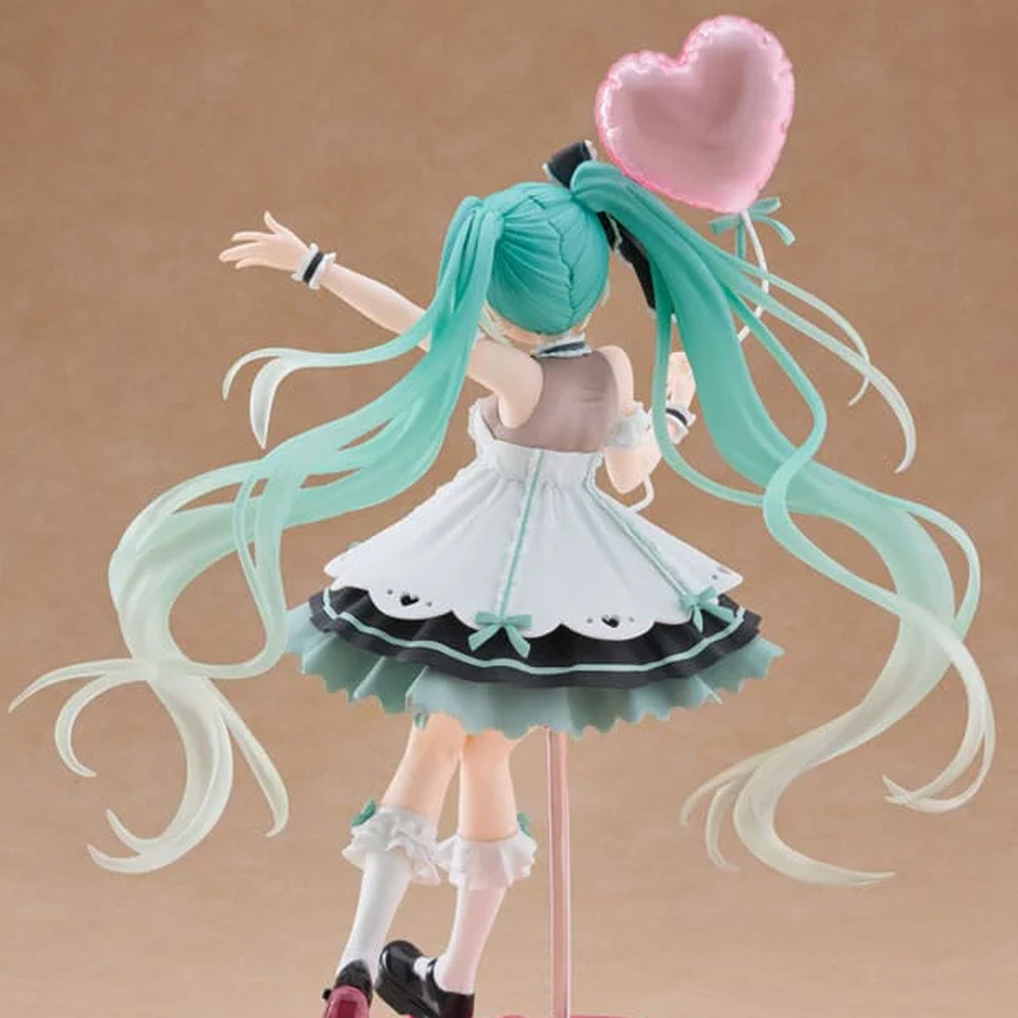 Hatsune Miku Birthday 2025 Artist Masterpiece + Figure (Back) on a Tan Background | Happy Piranha