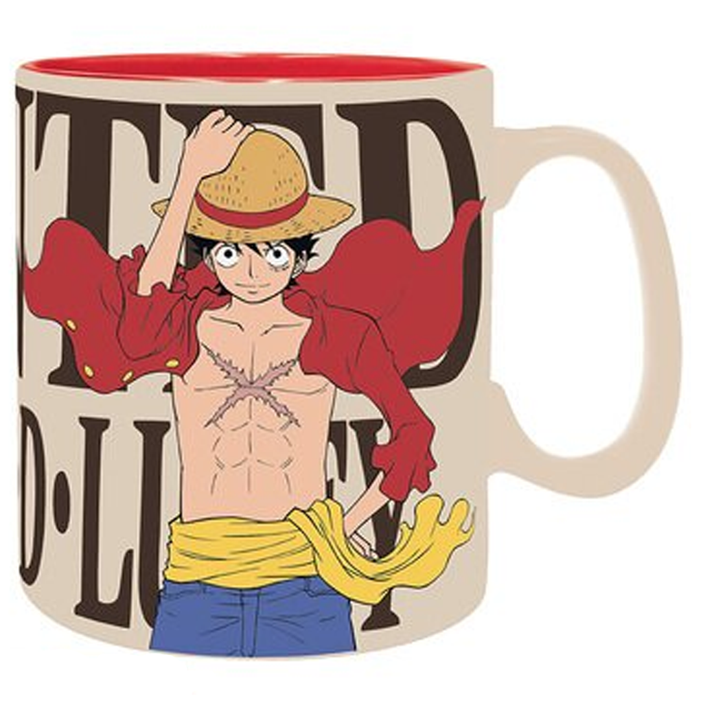 Taza One Piece Luffy en Logo