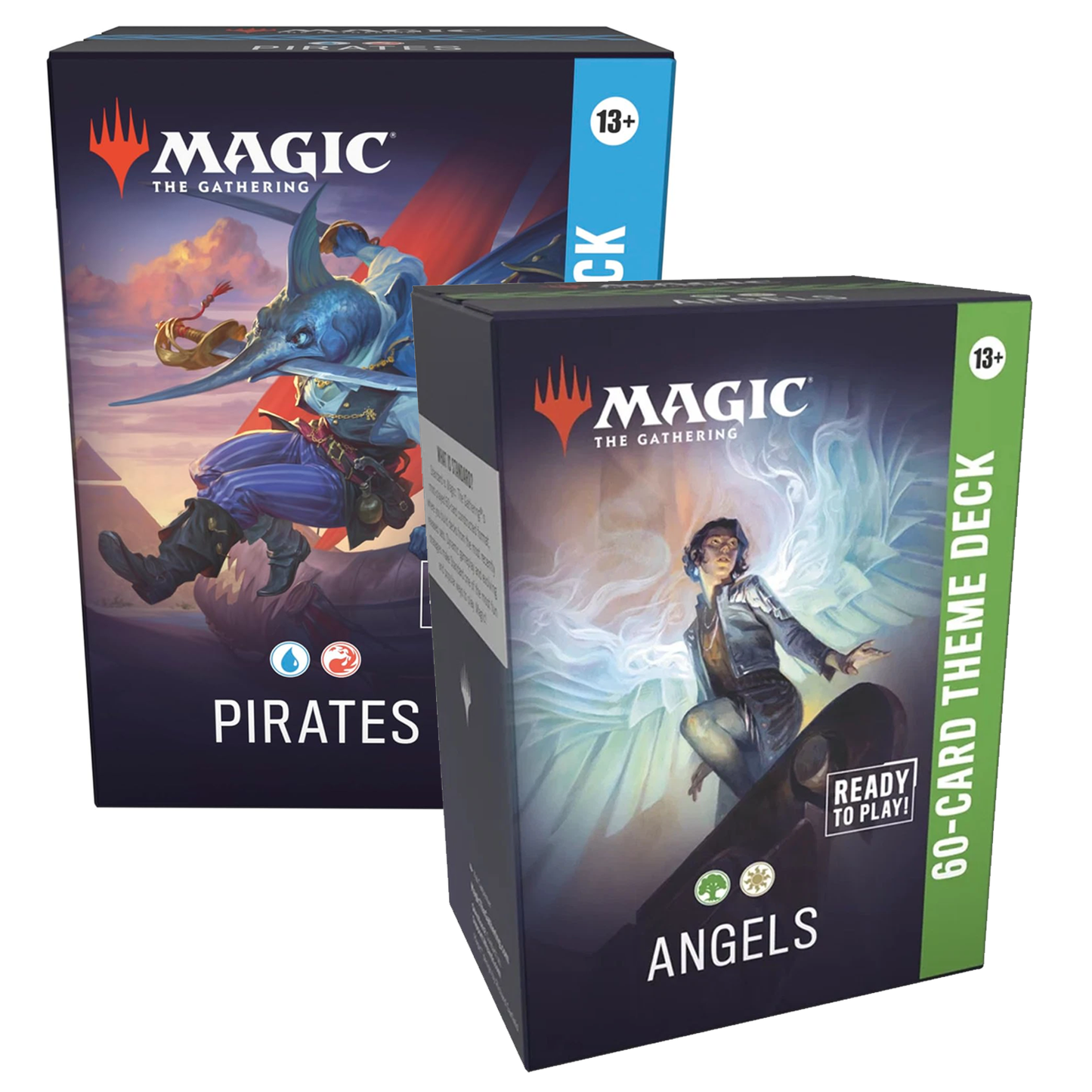 Magic the Gathering 60 Card Theme Deck 2 Pack: Angels & Pirates | Happy Piranha