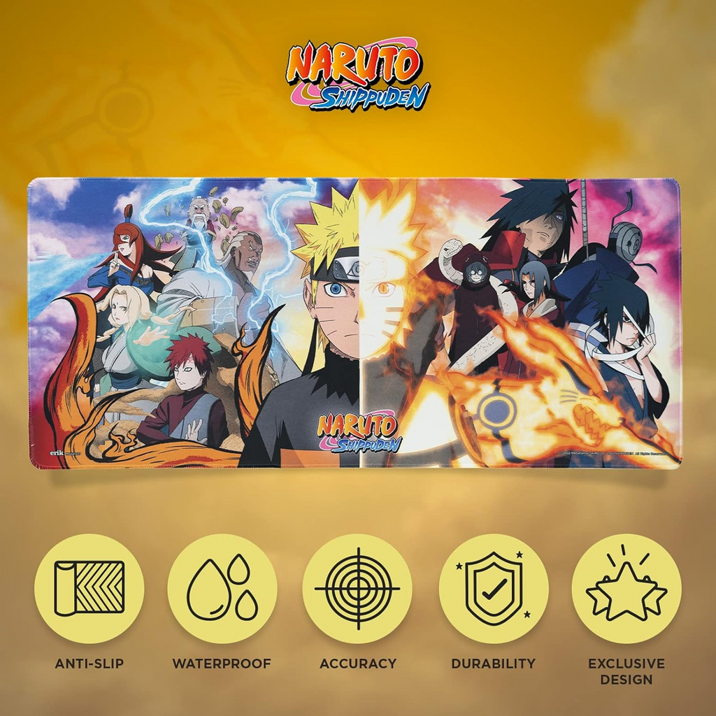 Naruto Shippuden gaming desk mat