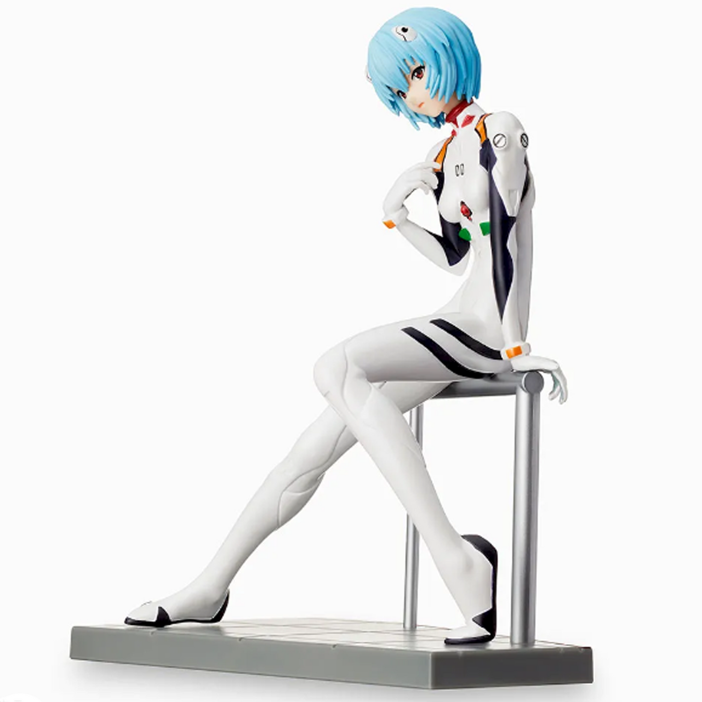 Neon Genesis Evangelion Rebuild Figure - Ayanami Rei (Side) on a White Background | Happy Piranha