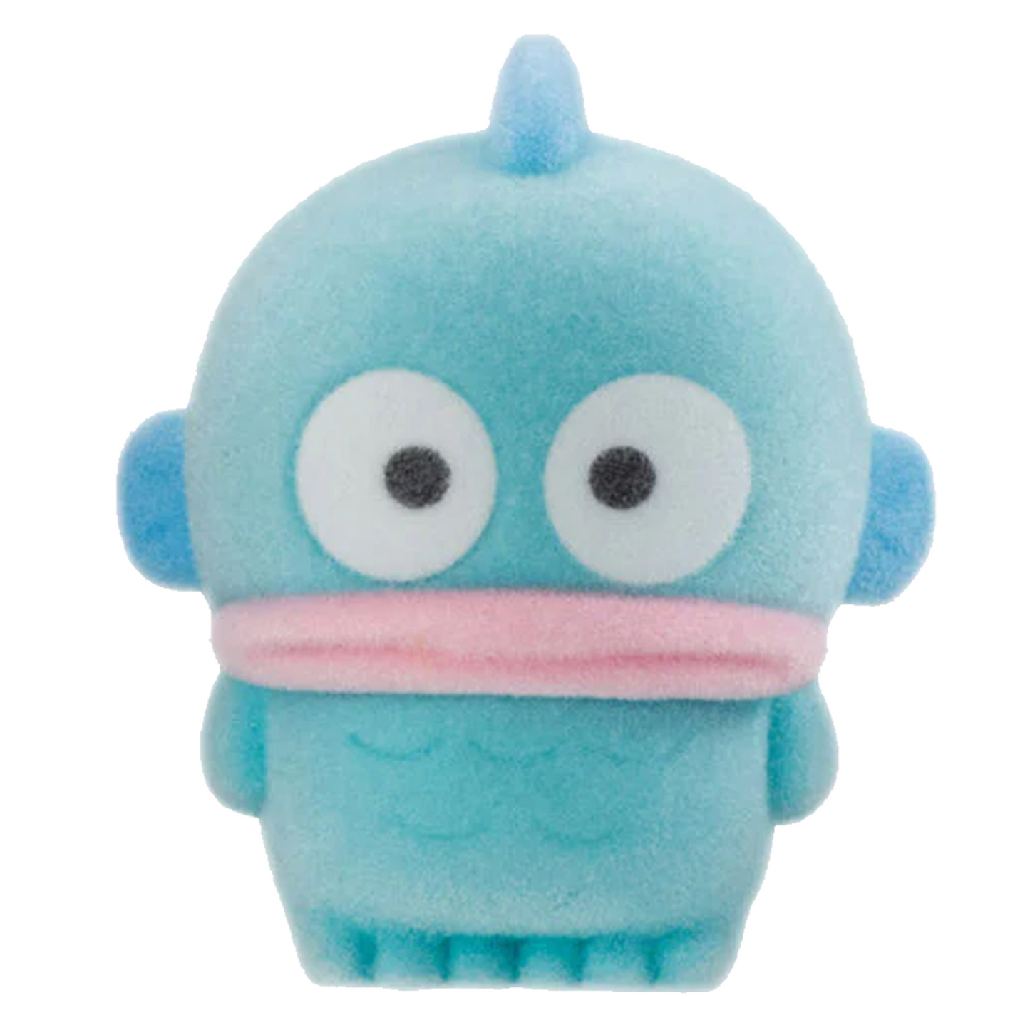 Sanrio Characters Fluffy Flocked Gachapon (Gashapon) Capsule Toy - Hangyodon | Happy Piranha