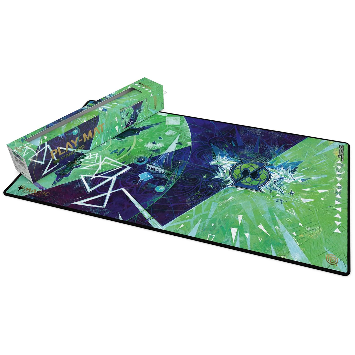Ultimate Guard: Secrets of Strixhaven Quandrix Playmat 61 x 35cm By Its Box on a White Background | Happy Piranha