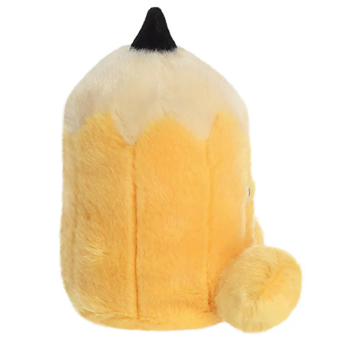 Tike the Yellow Pencil Palm Pal Plushie Soft Toy (Side) | Happy Piranha