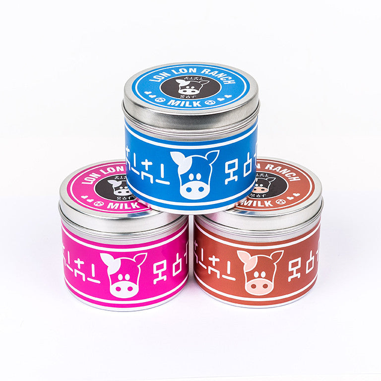 Happy Piranha's lon lon milk inspired scented candle three set