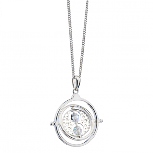 Harry Potter Time Turner Necklace Embellished with Swarovski Crystals Stirling silver