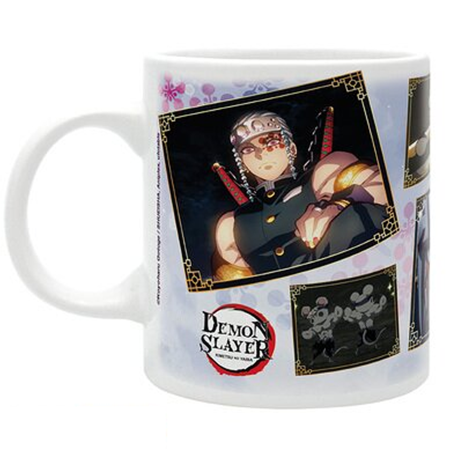Demon Slayer Tengen Uzui Ceramic Mug (Back) | Happy Piranha