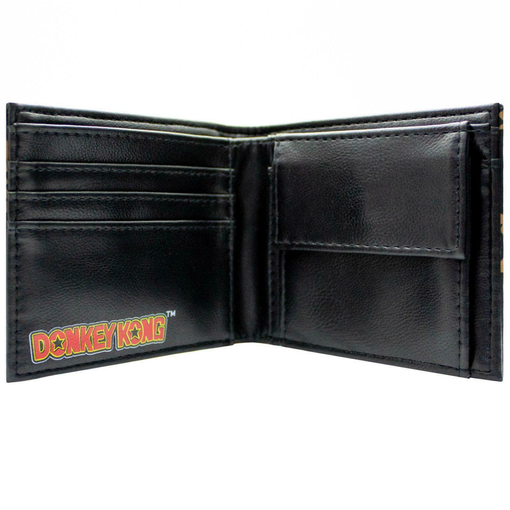 Donkey Kong Pattern Bifold Nintendo DK Wallet Happy Piranha donkey-kong-pattern-bifold-nintendo-dk-wallet-happy-piranha