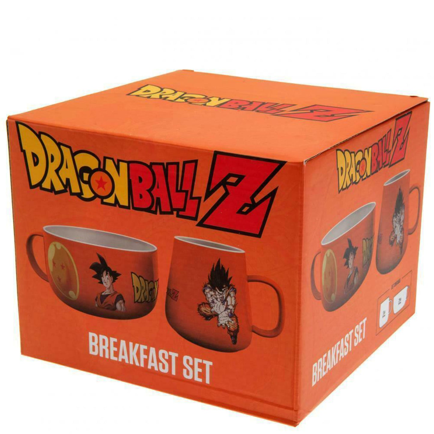 Dragon Ball Z Breakfast Bowl and Mug Set in its Box  | Happy Piranha