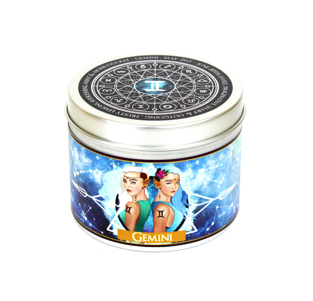 Gemini Zodiac Star Sign Scented Candle 21 May 20 June Happy