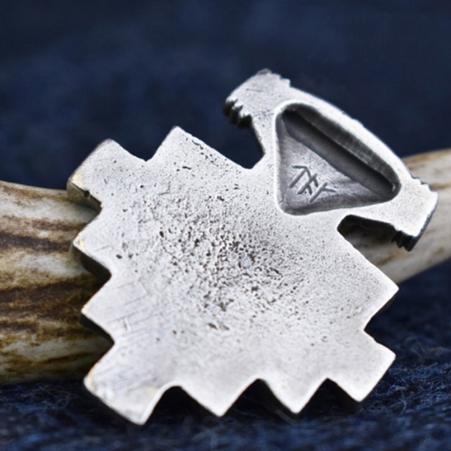 Hiddensee Pewter Viking Age Pendant Back Design | Happy Piranha