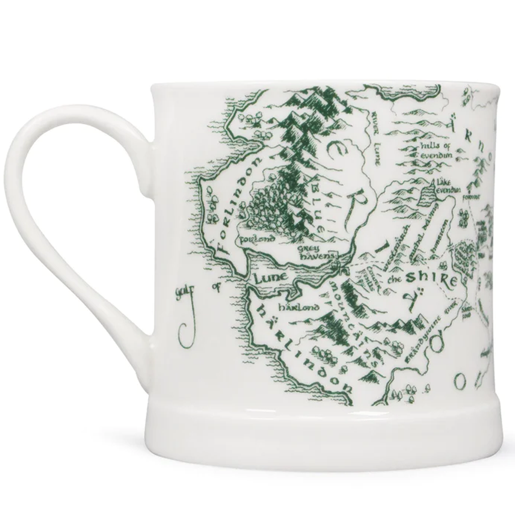 Mug map mordant The Lord of the Rings ceramic mug The Lord of the
