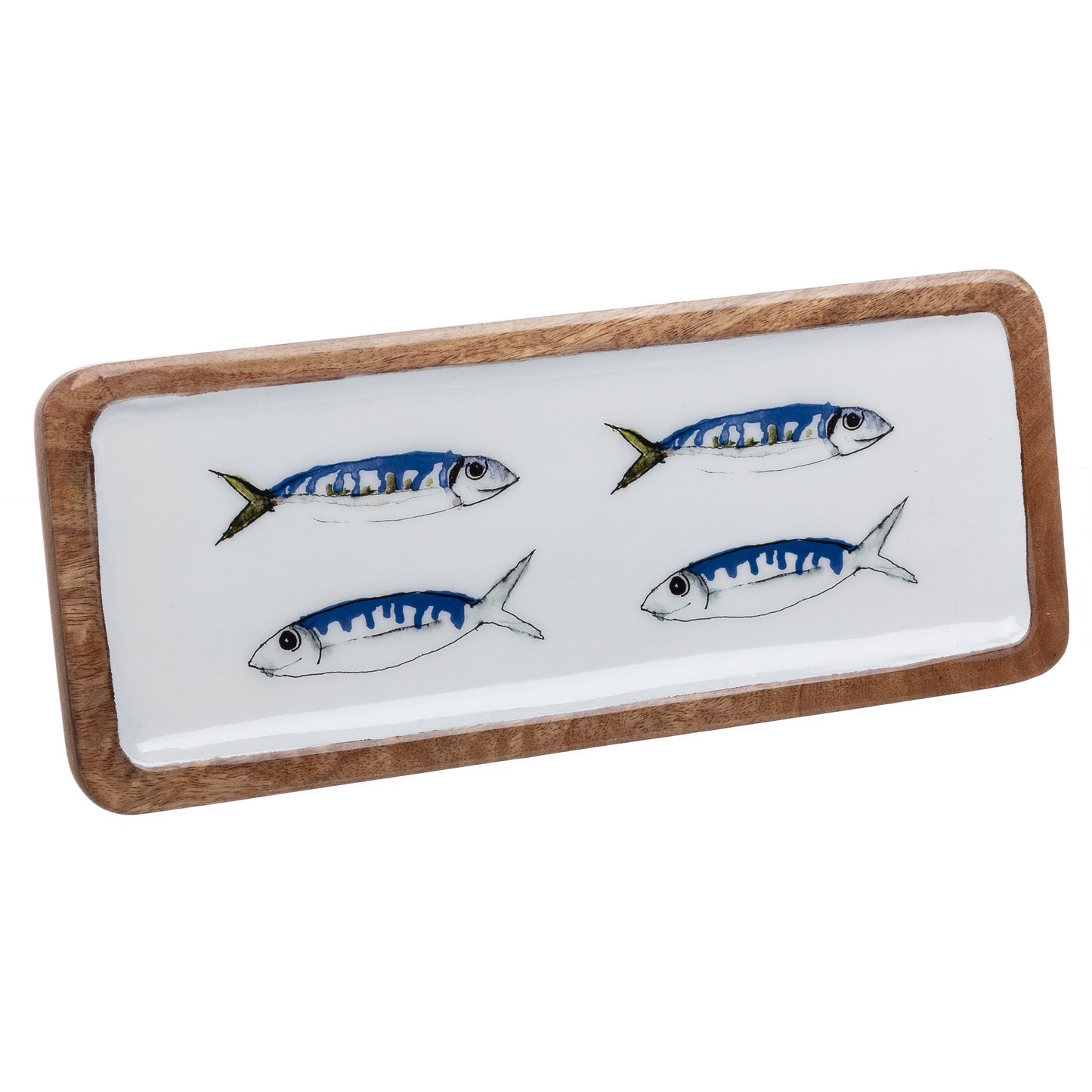 Mango Wood Mackerel Wooden Platter | Happy Piranha