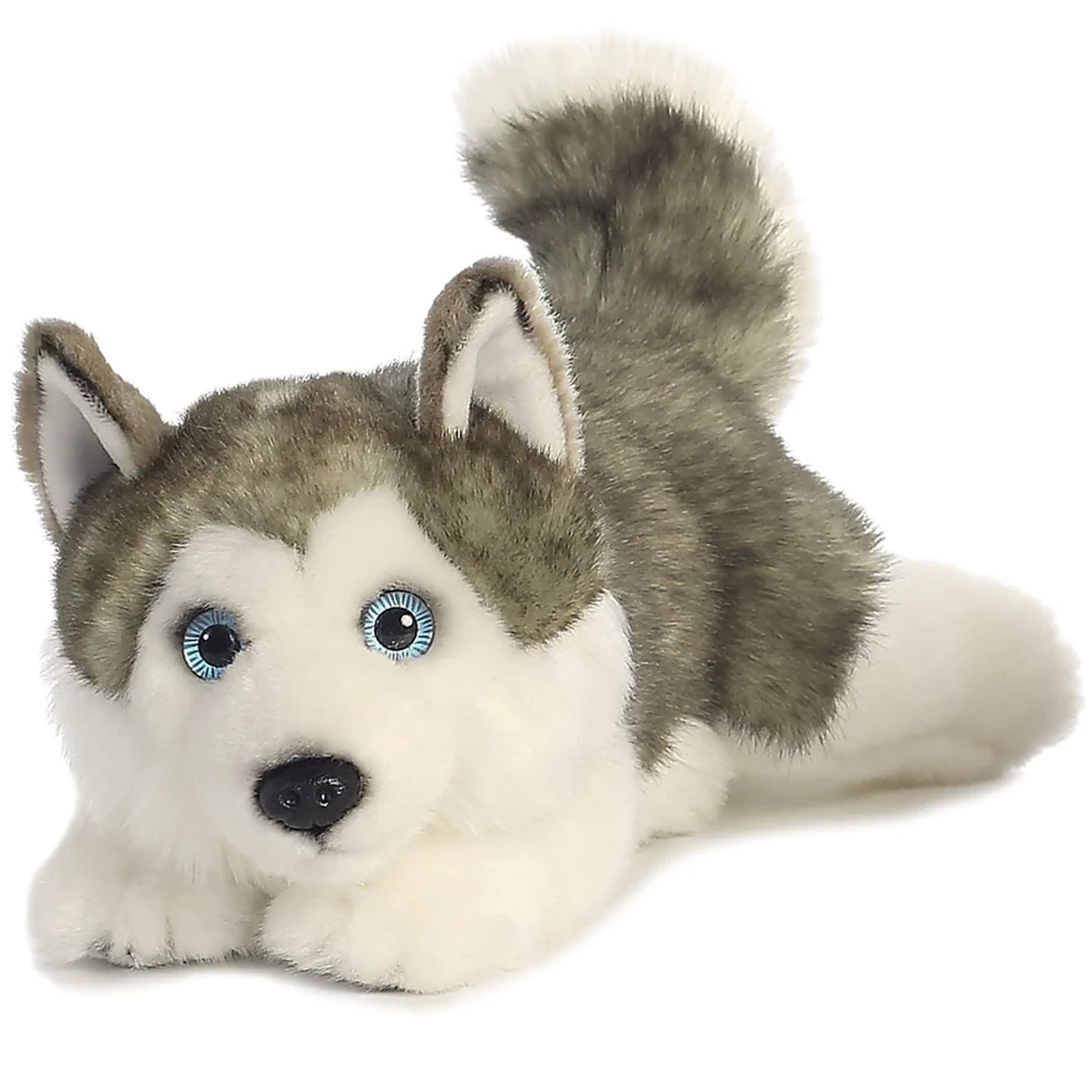 Miyoni Lying Husky Dog Soft Toy (Left Side) | Happy Piranha