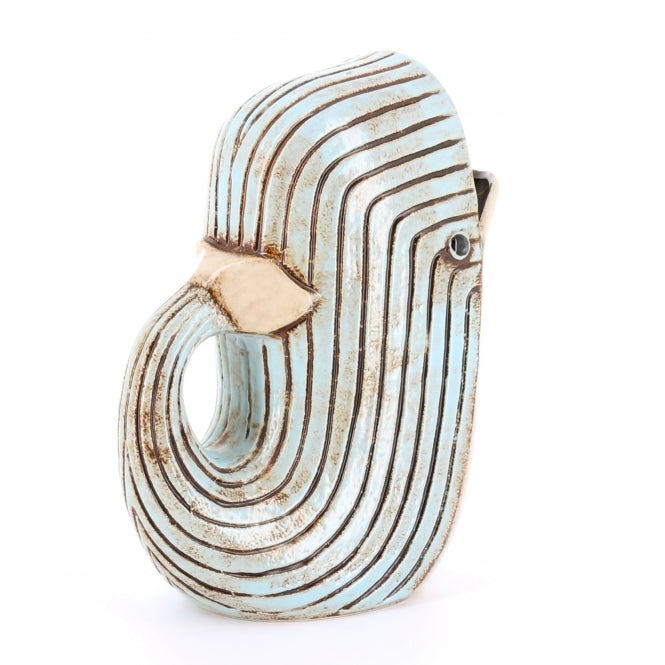 Blue Whale Ceramic Jug rear view | Happy Piranha