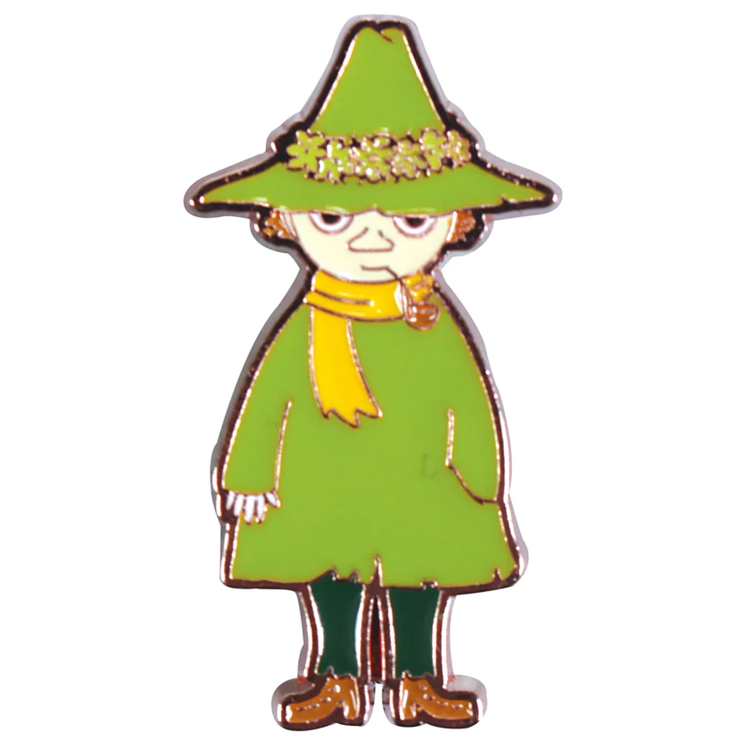 Snufkin - Moomins Enamelled Pin Badge | Happy Piranha
