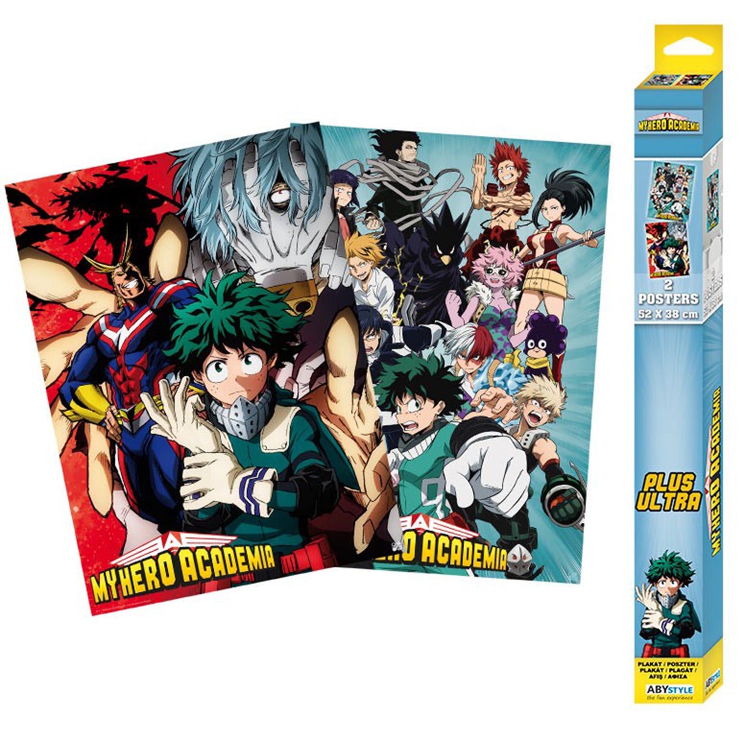 My Hero Academia Art Poster 2 Set | Happy Piranha