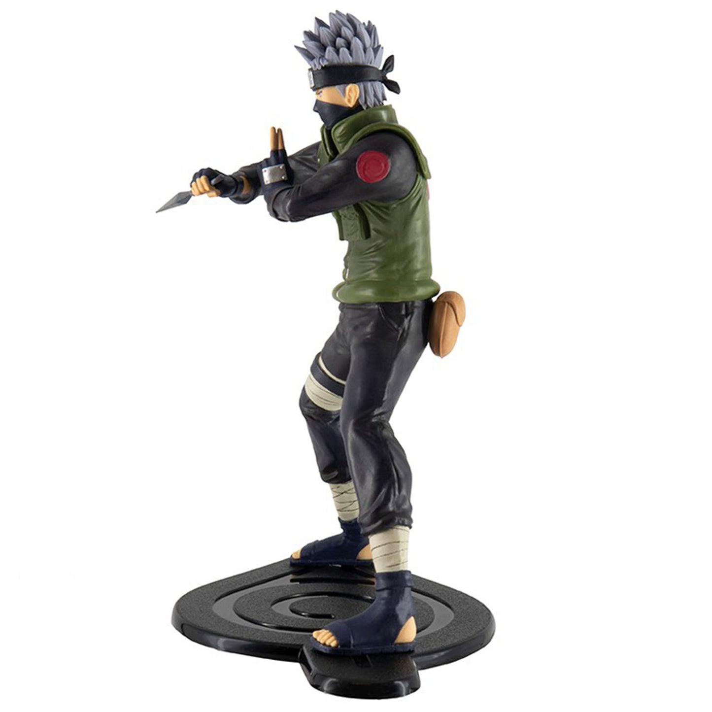 Naruto Shippuden - Kakashi 1:10 Scale Action Figure (Left Side View) | Happy Piranha