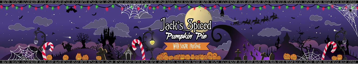 Jack's Spiced Pumpkin Pie Scented Candle Label Design | Happy Piranha