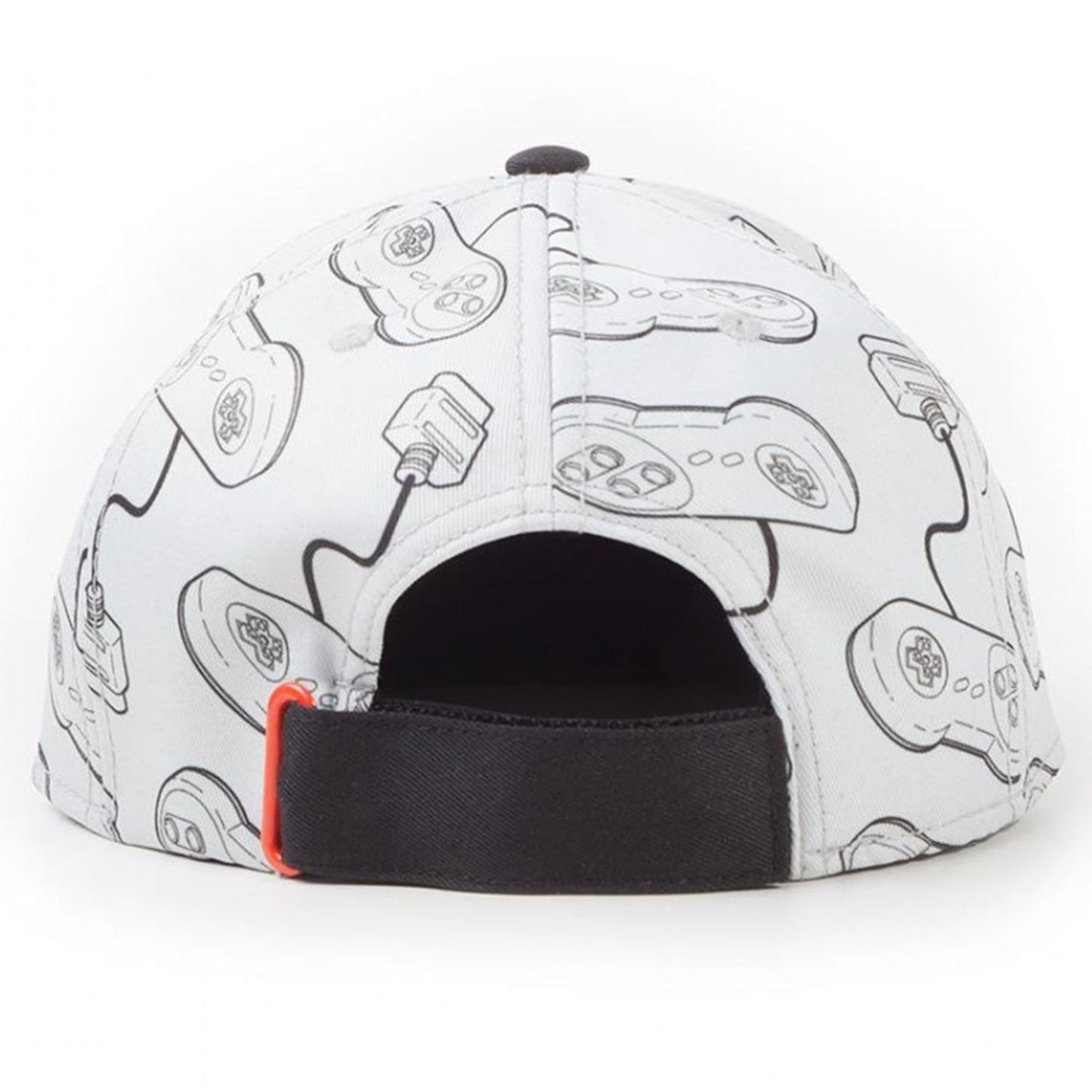Super Nintendo Entertainment System (SNES) Controller Snapback Cap (Back View) | Happy Piranha