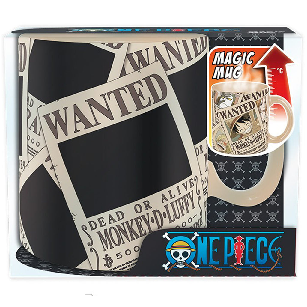 One Piece Luffy Wanted Poster 16oz Travel Mug 