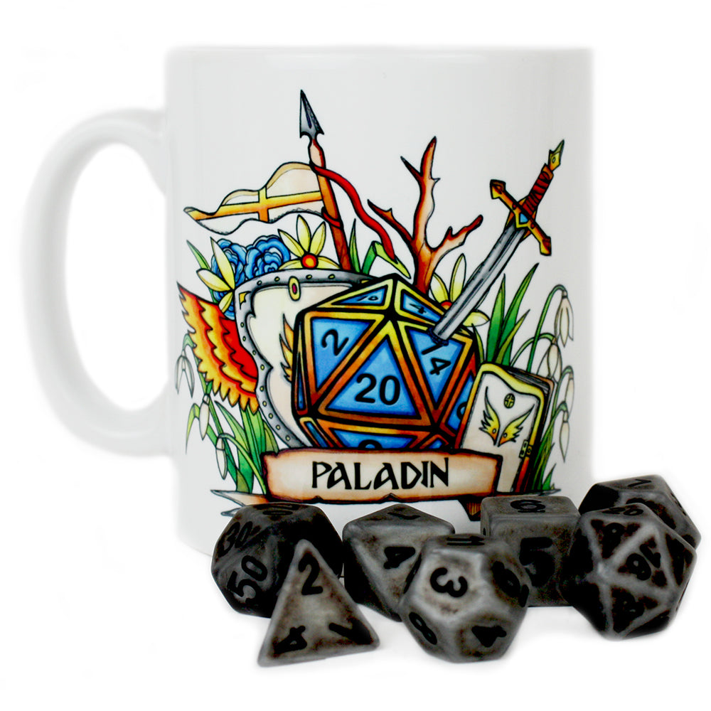 Dungeons and Dragons DnD Paladin Class Mug | Happy Piranha