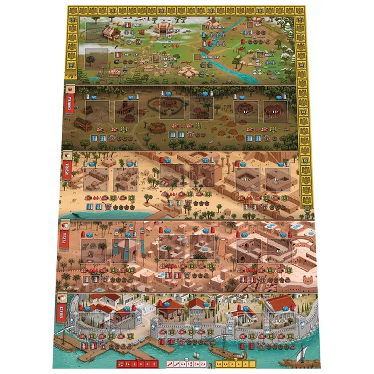 Raiders of Scythia Board Game Player Board | Happy Piranha