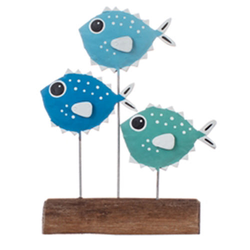 Pufferfish Shoal Ornament (Blue) | Happy Piranha