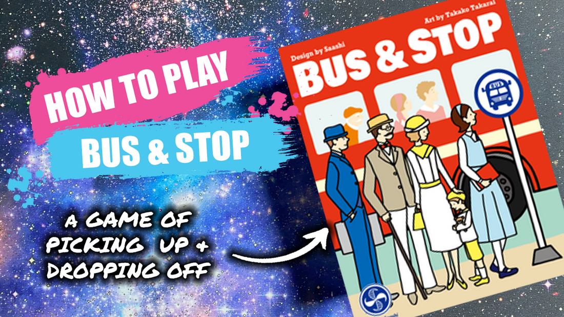 How to Play Bus & Stop - Board Game Rules & Instructions | Happy Piranha