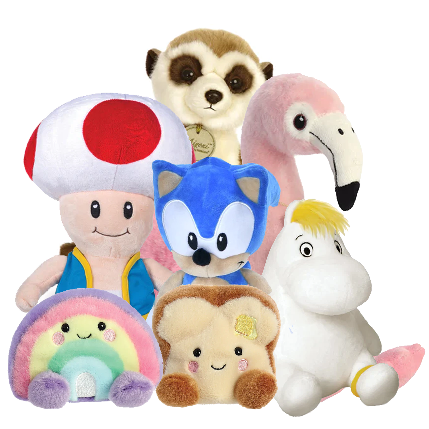 A Collection of Plushies & Soft Toys at Happy Piranha