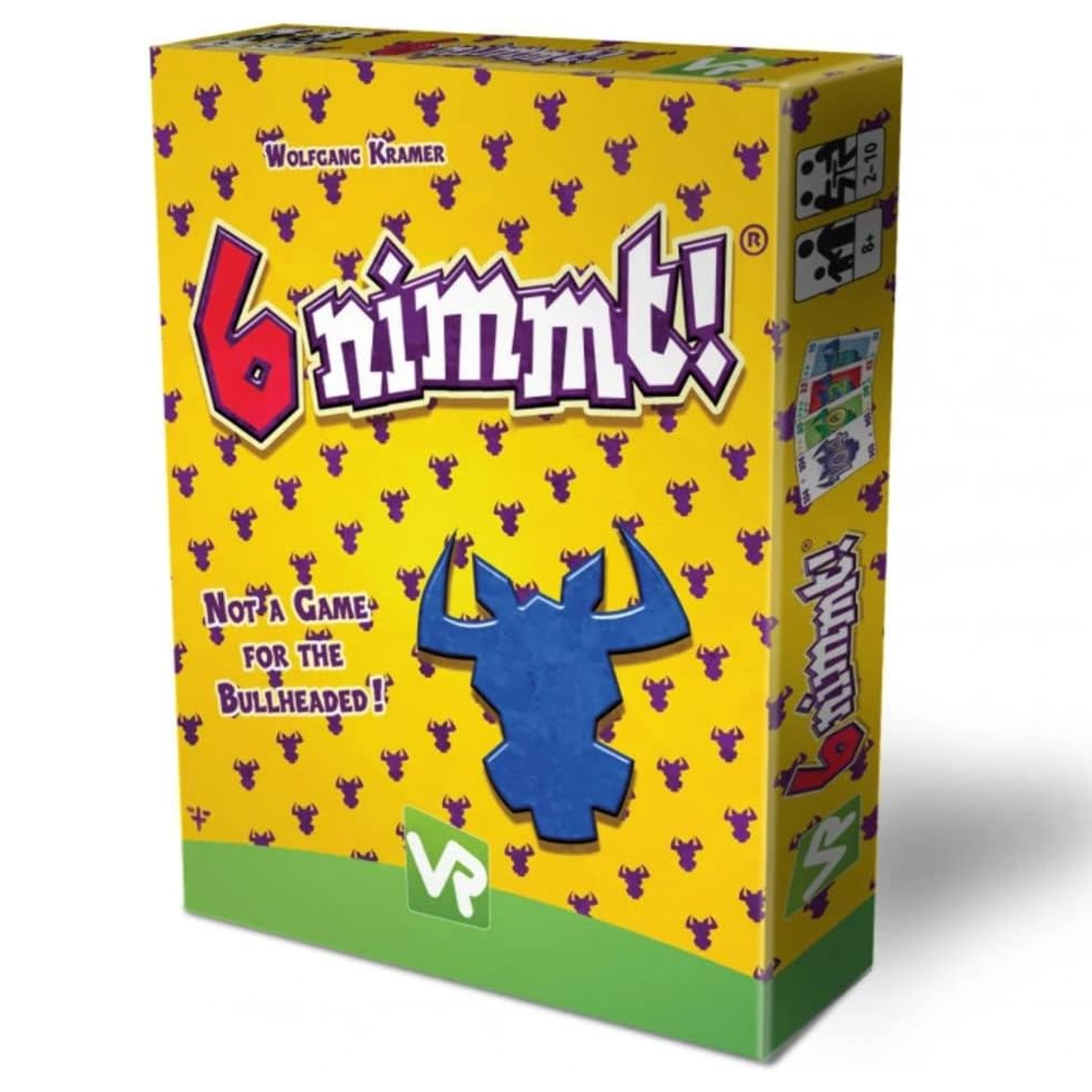 6 Nimmt! Card Game (Front of Box) on a White Background | Happy Piranha