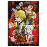 Seven Deadly Sins Anime Flag 70 x 100cm Wall Scroll | Happy Piranha