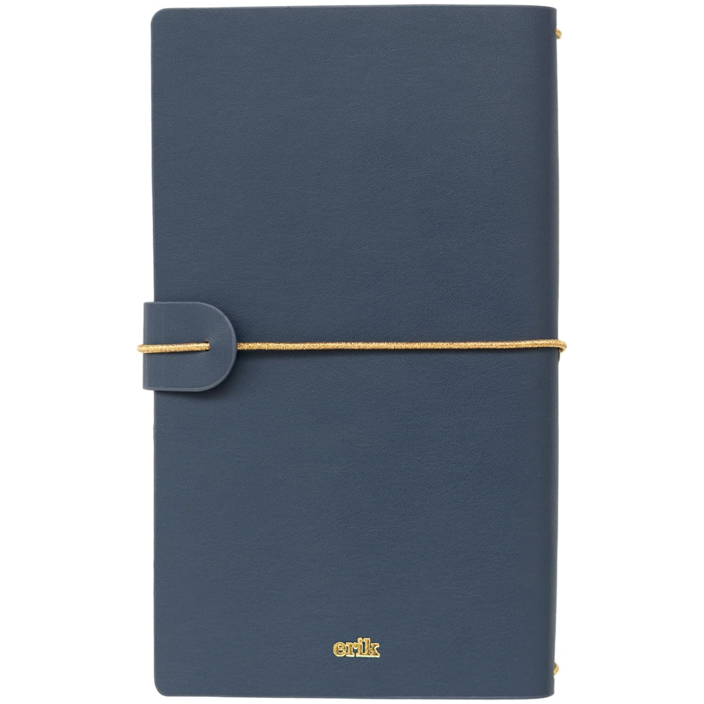 Astral Sun & Moon Design Faux Leather Travel Journal / Notebook (Back) | Happy Piranha