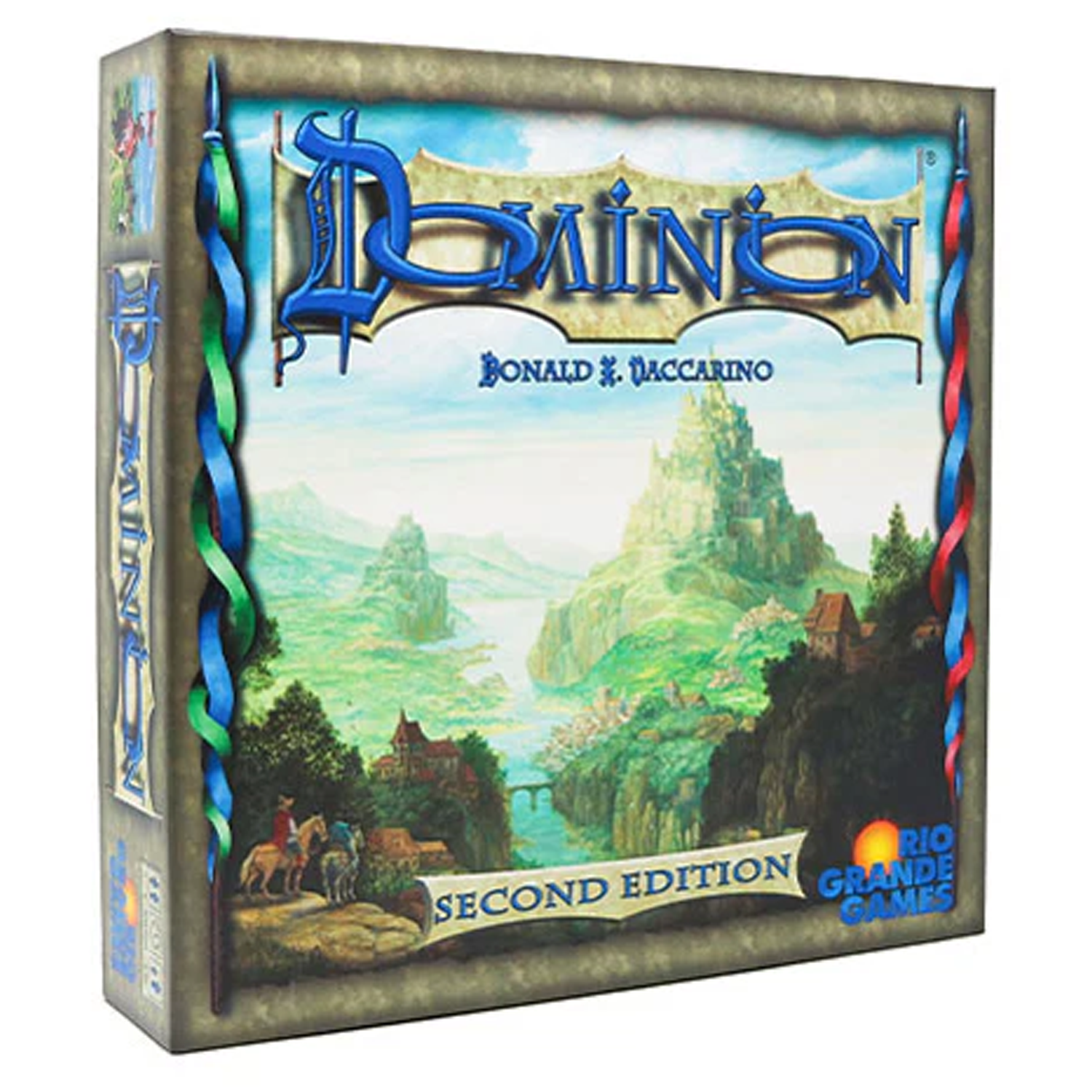 Dominion (2nd Edition) Board Game (Front of Box) | Happy Piranha