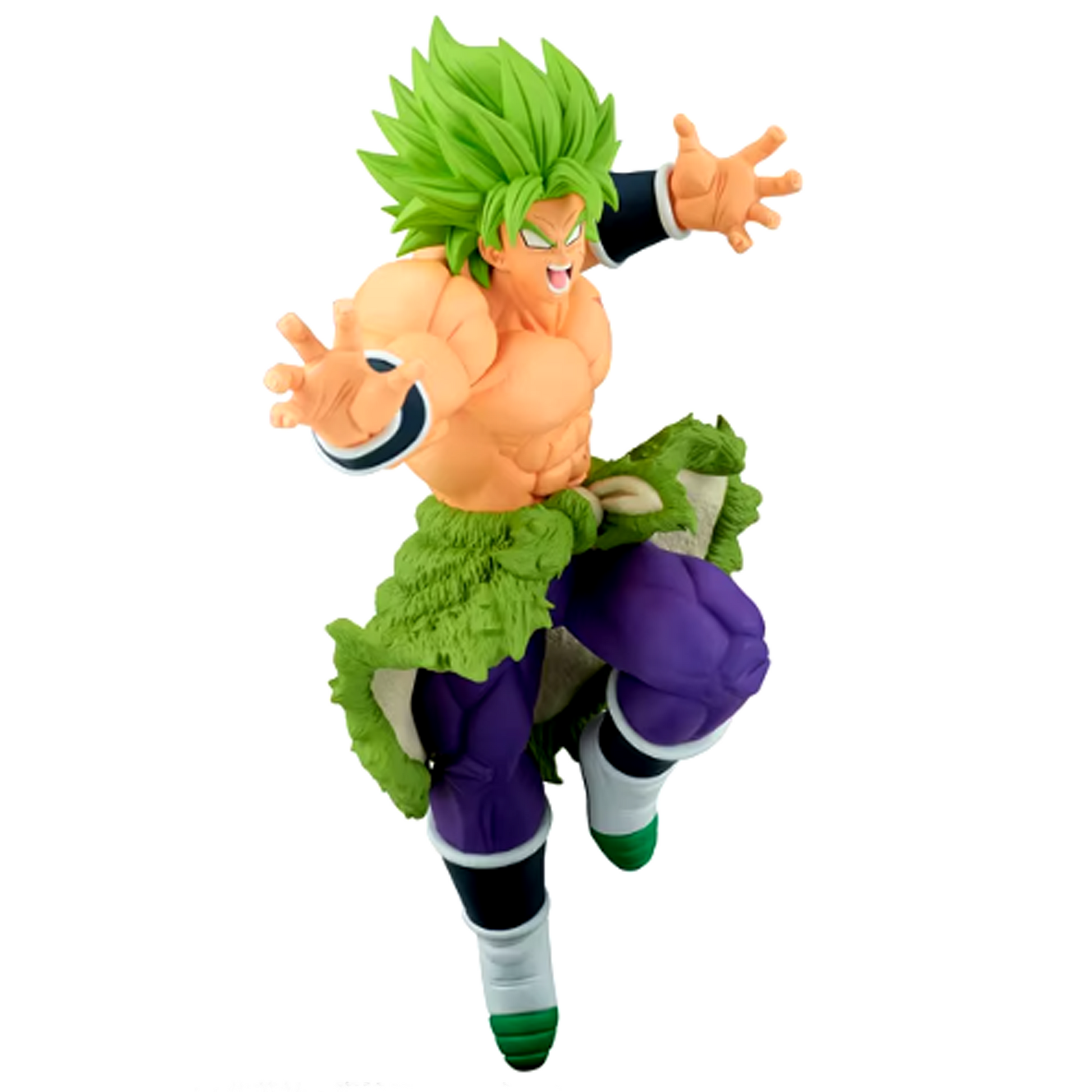 Match Makers Dragon Ball Z Super Saiyan Broly Banpresto Figure (Front) | Happy Piranha