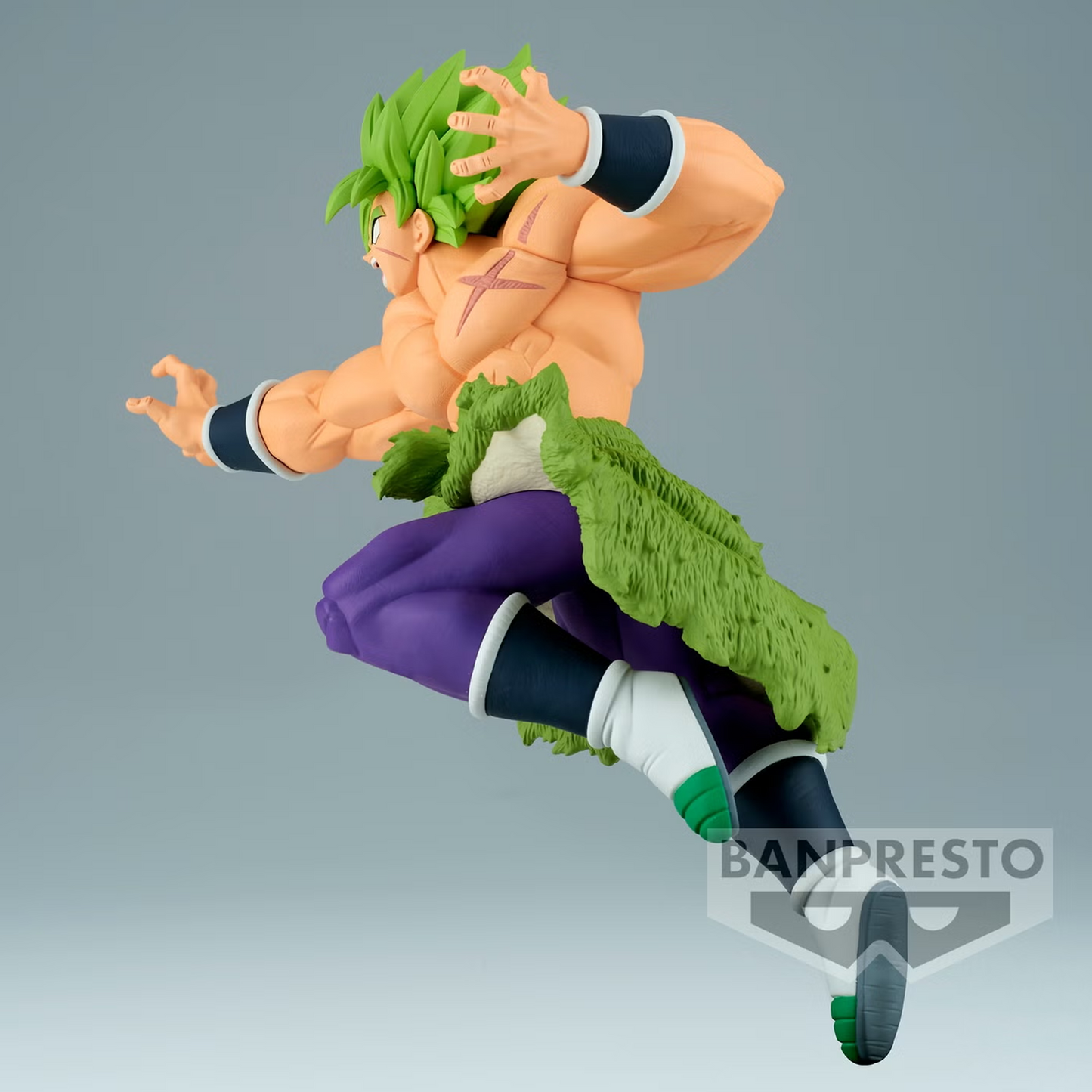 Match Makers Dragon Ball Z Super Saiyan Broly Banpresto Figure (Side) | Happy Piranha