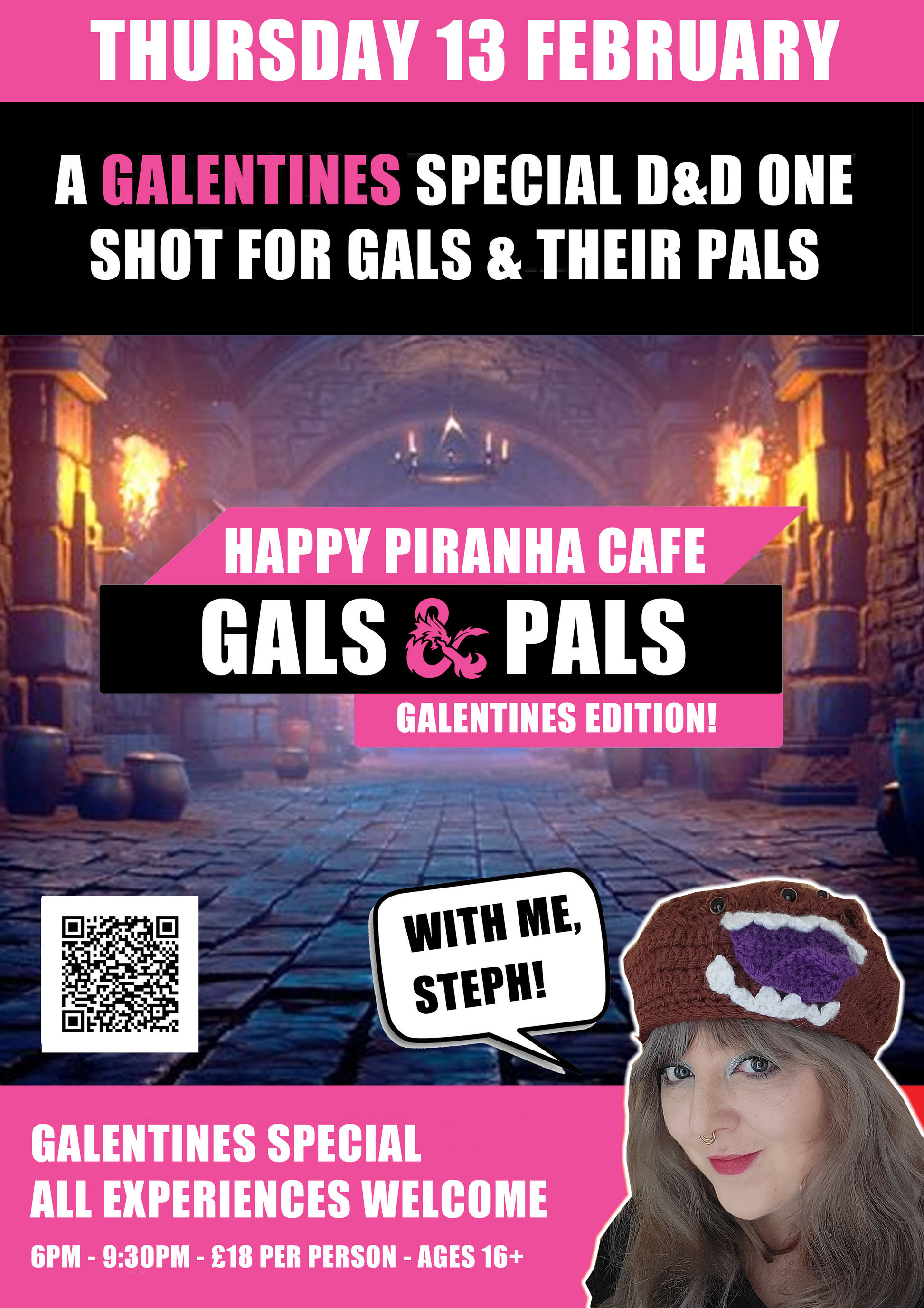 Gals & Pals Galentines Edition! : A Dungeons & Dragons Ladies Night | Piranga Cafe