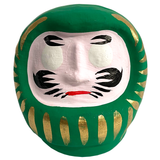 Green 5cm Takasaki Daruma - Handmade Japanese Good Luck Doll | Happy Piranha