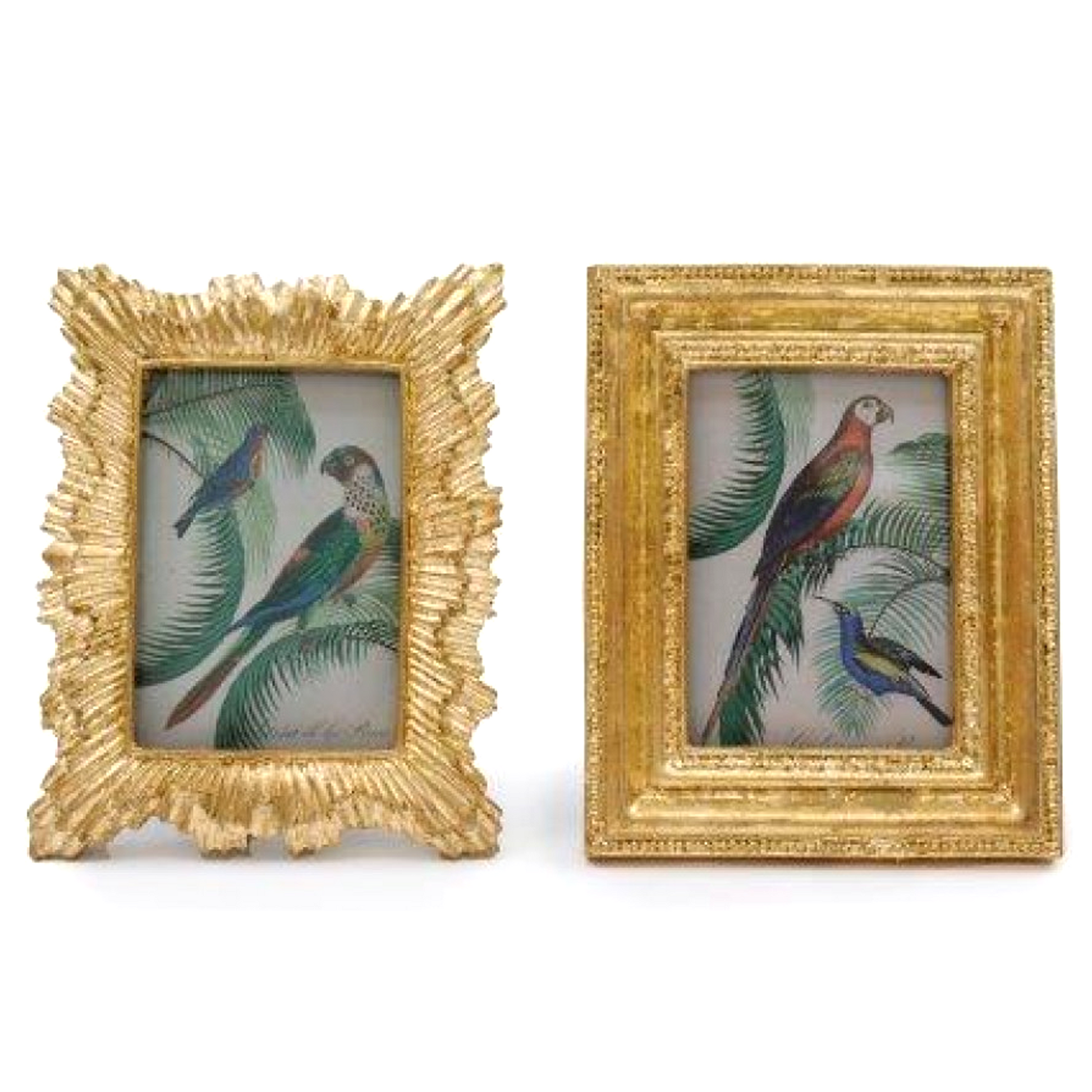 Mini Gold Baroque Style Photo Frames (Both Designs) | Happy Piranha