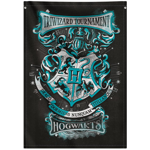 Harry Potter Triwizard Tournament Flag 70 x 100cm Wall Scroll | Happy Piranha