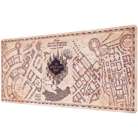 Harry Potter Marauder's Map XXL Mouse Pad & Keyboard Mat | Happy Piranha