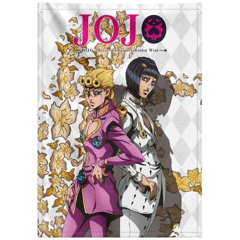 Jojo's Bizarre Adventure Anime Flag 70 x 100cm Wall Scroll | Happy Piranha