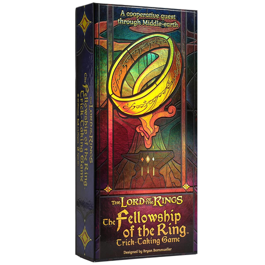 The Lord of the Rings The Fellowship of the Ring Trick Taking Game (Front of Box) | Happy Piranha