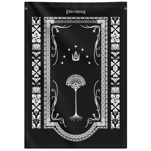 The Lord of The Rings Gondor Flag 70 x 100cm Wall Scroll | Happy Piranha