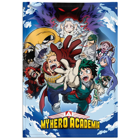 My Hero Academia Anime Flag 70 x 100cm Wall Scroll | Happy Piranha